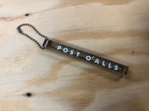 Post O’Alls　Shop Logo Key Chain　2nd release